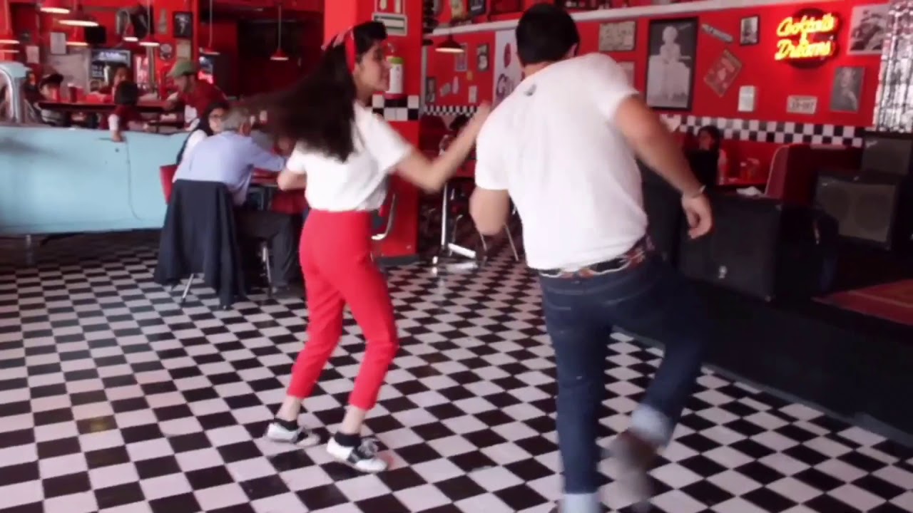 Lucky Jivers, Mexico City. Jiving Rockabilly. Be bops Diner, CDMX. Jewels, Pearly Mae.