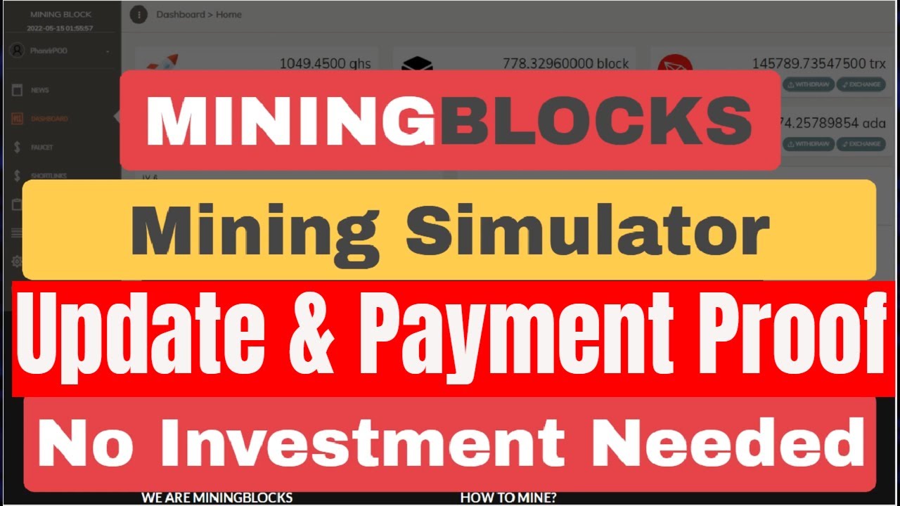 Mining Blocks Mining Simulator Update , Payment Proof , Earn Free ...