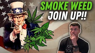 Smoke Marijuana & Join the Military, Congress Says OK