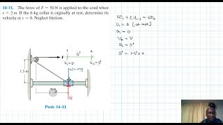 14–11 Kinetics of a Particle: Work and Energy (Chapter 14: Hibbeler Dynamics) Benam Academy