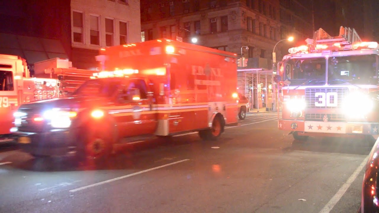 FDNY - Fire Investigation Unit Arriving at 5th Alarm Fire