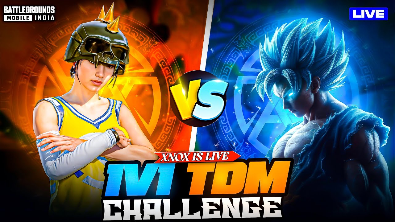 BGMI LIVE!🔴 1V1 TDM CHALLENGE 🔥 LET'S HIT 1K SUBSCRIBERS