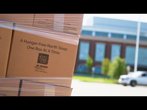 North Texas Food Bank Mobile Pantry at McKinney ISD Stadium