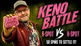 6-Spot vs 8-Spot! Multi-Card Keno BATTLE | 50 Spins to Settle It!