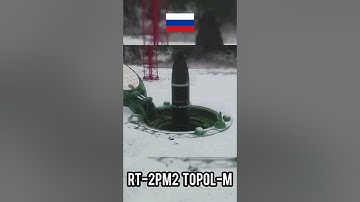 RT-2PM2 Topol-M ICBM Launch 🇷🇺🚀 #shorts #short #icbm