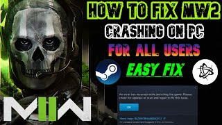 How to fix Modern Warfare 2 Crashing & Not Launching ( Easy FIX )