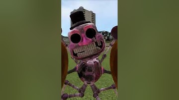 LITTLE DJ MUISC MAN JUMPSCARE  FNAF SECURITY BREACH ANIMATRONICS in GMOD #Shorts