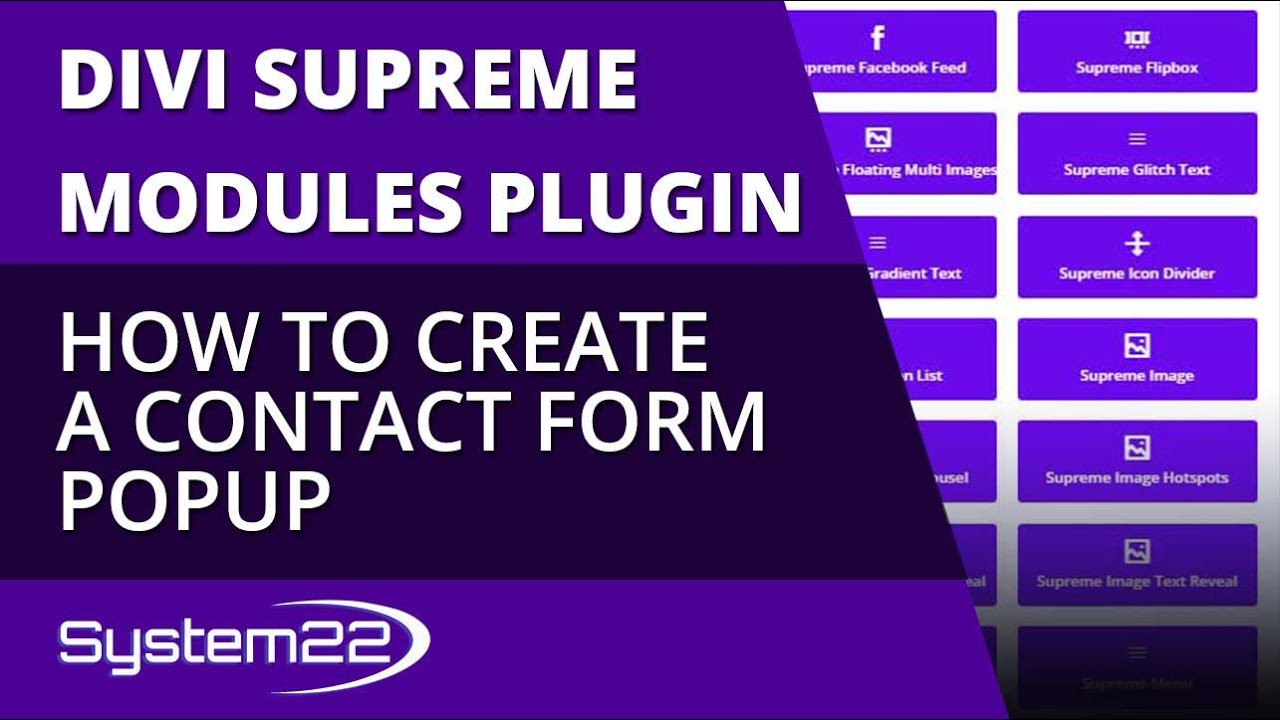 Как создать всплывающее окно с контактной формой в теме Divi 👈