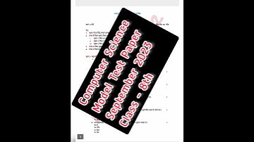 #class8 Computer Science Model Test#paper #pseb #exam #psebboard  #solved #model #2023 #september
