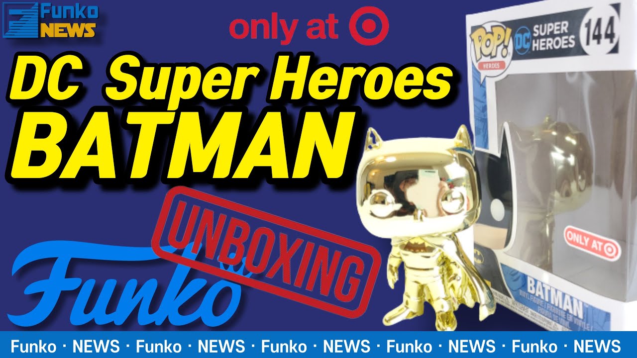 ✨✨ Unboxing | DC Comics Batman (Gold Chrome) | Funko News ✨✨ Target Exclusive | 