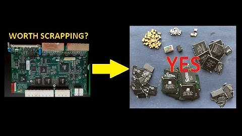 Scrapping Telecom Boards - Complete Depopulation