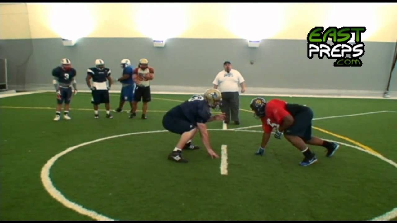 EAST PREPS Tyrell Zimmerman Pace DE AFL PRIVATE WORKOUT