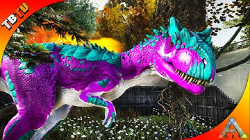 FULLY MUTATED ALLOSAURUS AND ARGENTAVIS ZOO ENCLOSURES! Ark Survival Evolved Mutation Zoo