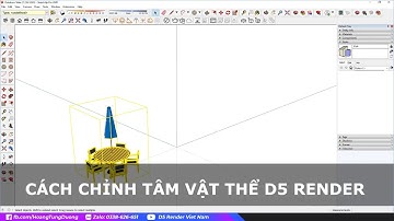 🚀 CÁCH CHỈNH TÂM VẬT THỂ D5 RENDER | D5 render Việt Nam