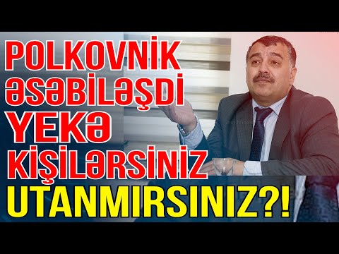 Bu sözlər polkovniki özündən çıxardı-Yekə kişilərsiniz,utanmırsınız?- Media Turk TV