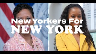New York City Council Speaker Adrienne E. Adams and Nitiya Walker - New Yorkers for New York 2022