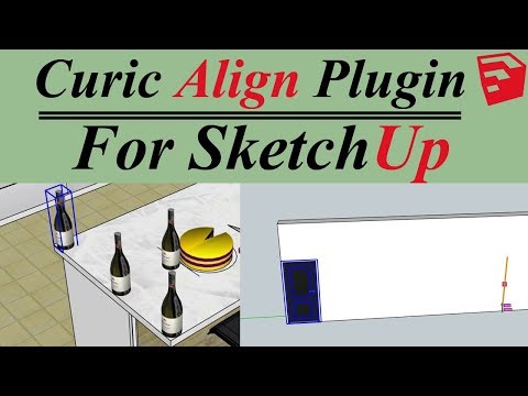 Curic Align Plugin For Sketchup (Zoe Mia)