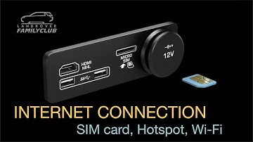 Land Rover Internet Connection - 5G SIM Card, Hotspot, Wi-Fi