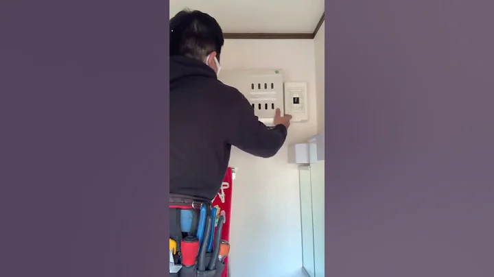 電気工事 エアコン用コンセント交換200V→100V変圧作業 エアコン屋さんの日常作業 #shorts