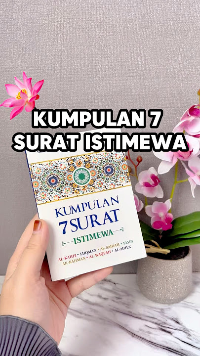 Group of 7 Special Surahs of the Quran Ziyadbooks #fyp #islamicbooks #quran #rainifannii