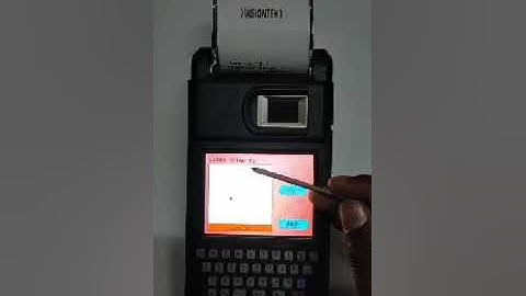 VISIONTEK GL11 POS MACHINE COMMUNICATION SETTINGS WIFI