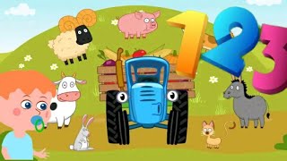 The Blue Tractor: Kids | DEVGAME KIDS games | Android gameplay Mobile app phone4kids telephone phone screenshot 1