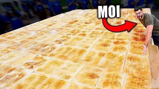 FAIRE LE PLUS GRAND CROQUE-MONSIEUR DU MONDE (pour 600 personnes)