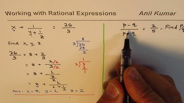 Working with Rational Expression New SAT Practice | ACT