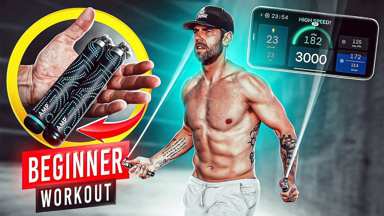 ⁣3,000 Skip Beginner Jump Rope Workout | Crossrope AMP