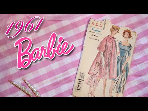 Sewing a Vintage 1960s Pattern (and making it Plus size) || Vogue 4224 || Barbiecore