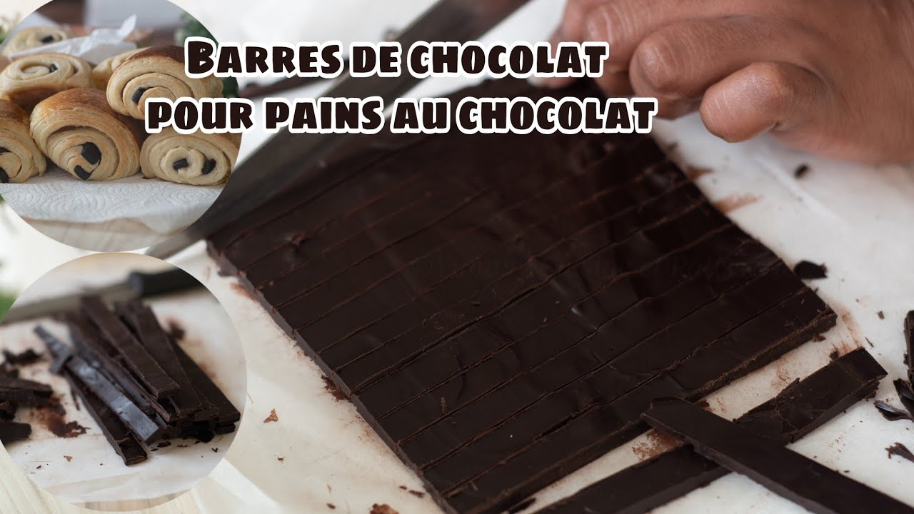 Chocolate bars for pains au chocolat 