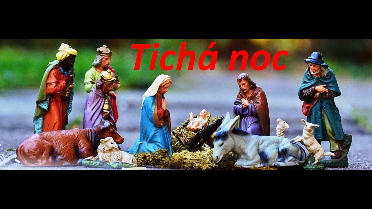 Tichá noc, svätá noc.    Doprovod Akordeon a heligonka,  spev dvojhlas  stupnica Cdur 6/8  80bpm