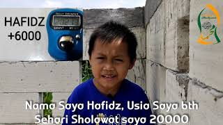 Hafidz sholawatnya 20000 sehari...gimana caranya ya...simak segera | berkah camp sholawat