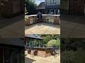 Brick outdoor kitchen design  monolith kamado  somerset  shorts