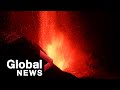 La Palma volcano: Lava, ash continue to spew after crater collapses