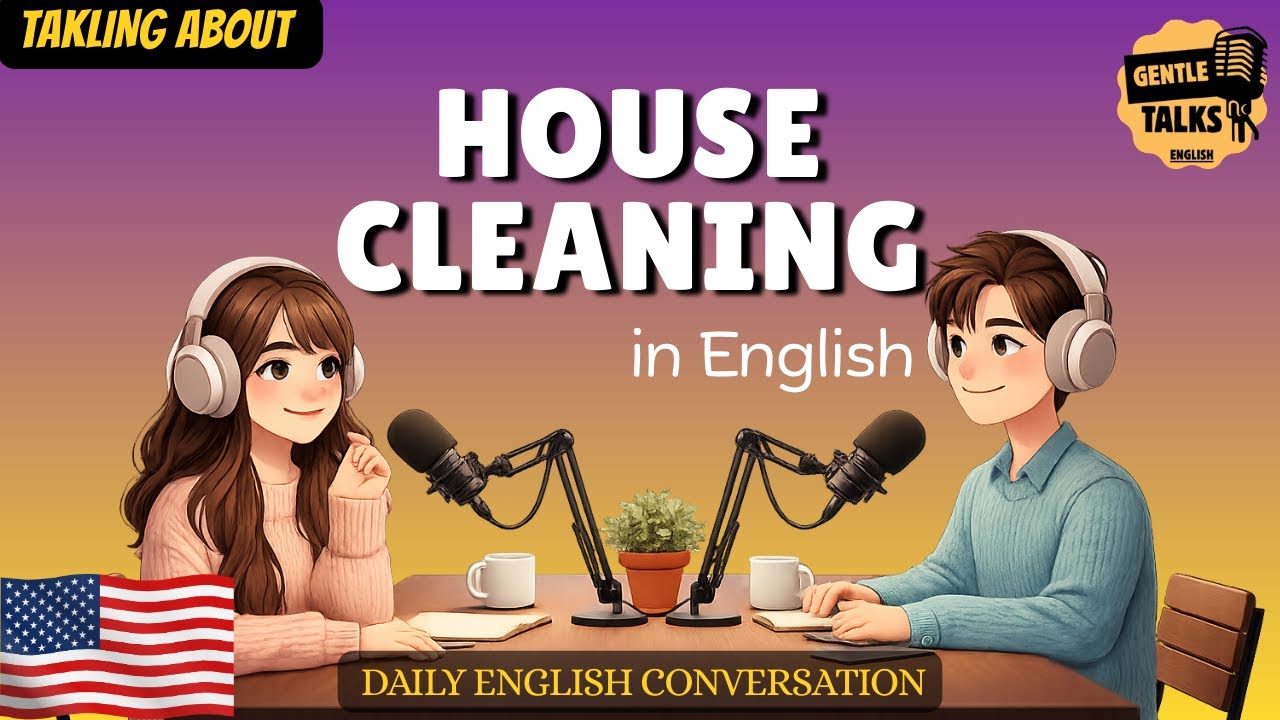 Talk About House Cleaning in English | English Podcast