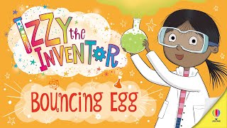 Izzy the Inventor's BOUNCING EGGS experiment. With Candice, Theo and Emilia