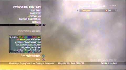 NEW! Hosting {EVO UAV Hack + Aim Assist INFECTION LOBBY on MW2!!! (PS3)