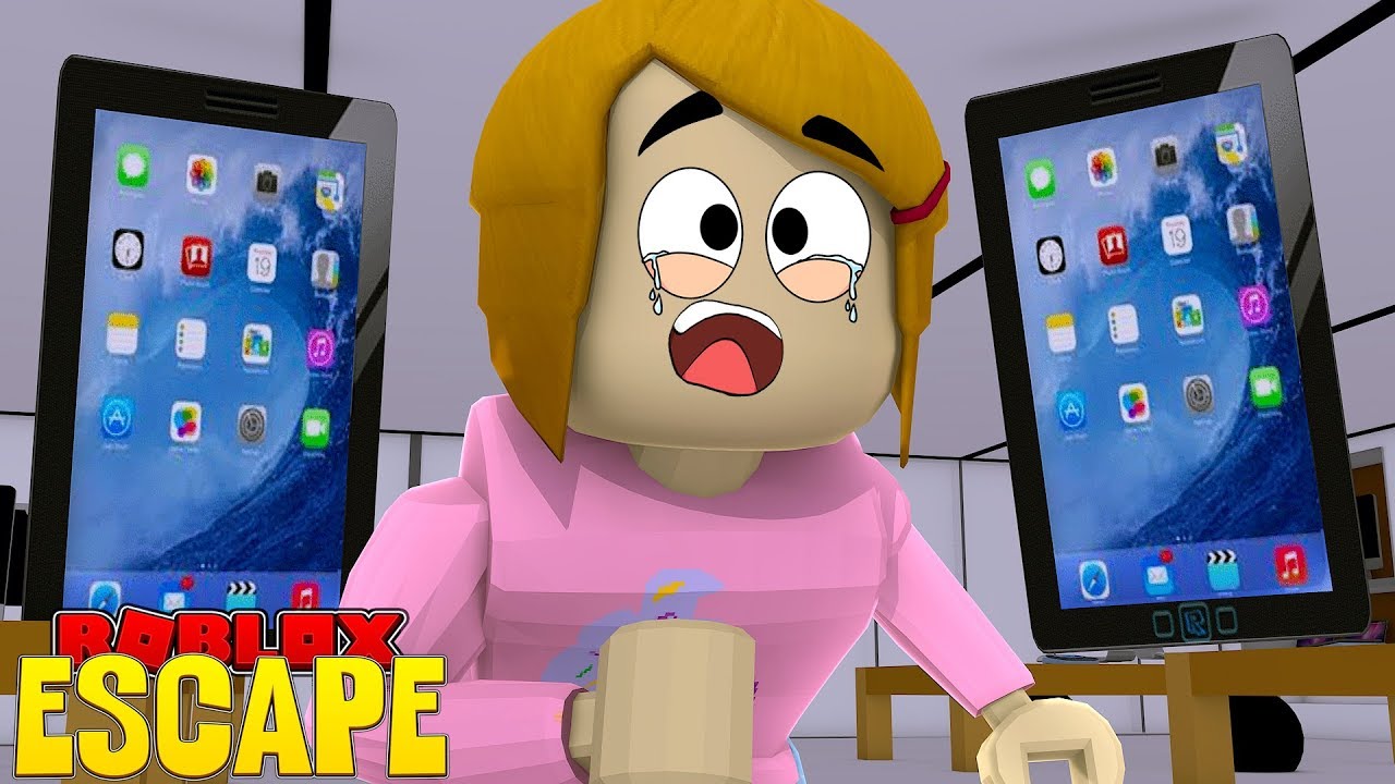 Roblox Escape The Giant Iphone Obby With Molly Youtube - roblox escape the ipad obby with molly youtube