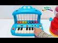 Learn Colors and Numbers with Hippo Toy Piano and Gumballs!