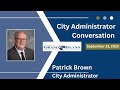 Patrick Brown named city administrator