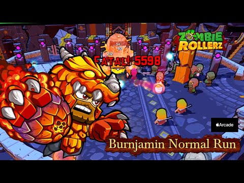 Zombie Rollerz - Burnjamin Normal Run | Apple Arcade