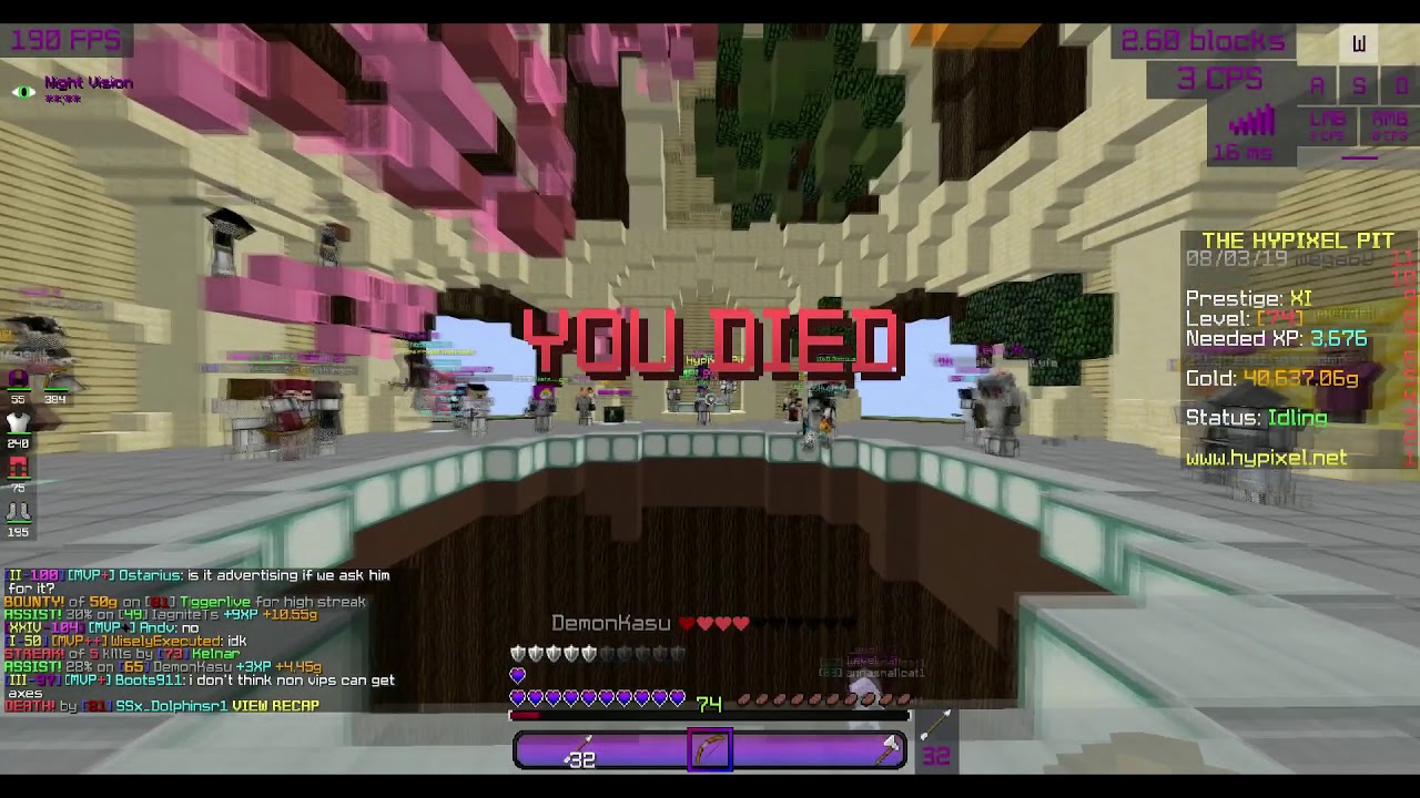 Getting targeted - Hypixel The Pit Moments