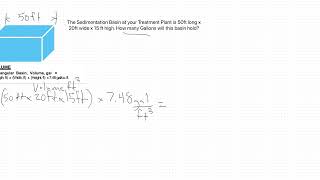 Volume #1 Water Treatment and Distribution Certification Math Study