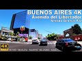 [4K] BUENOS AIRES - AVENIDA DEL LIBERTADOR (Retiro/Palermo/Belgrano/Núñez) - SENTIDO NORTE 1/2