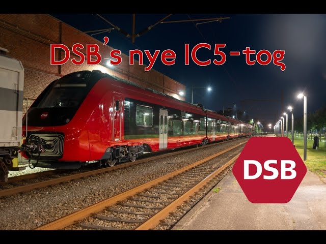 DSB’s nye IC5-tog er ankommet til Danmark!