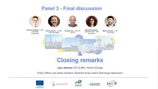 Part 3: Final Remarks and conclusion on the Breakouts sessions