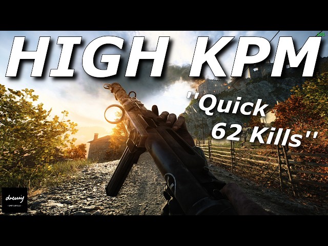 Quick 62 Kills'' 3.5+ kpm - Marita - ZK383 - Battlefield V - 1440p