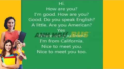 Lesson 1 Where Are You From ? | Small Talks | Anh Ngữ BUS