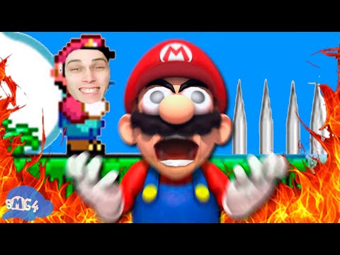 Видео: МАРИО ЗАТРОЛЛЕН В UNFAIR MARIO ! - Mario Plays Unfair Mario [Reaction / Реакция]